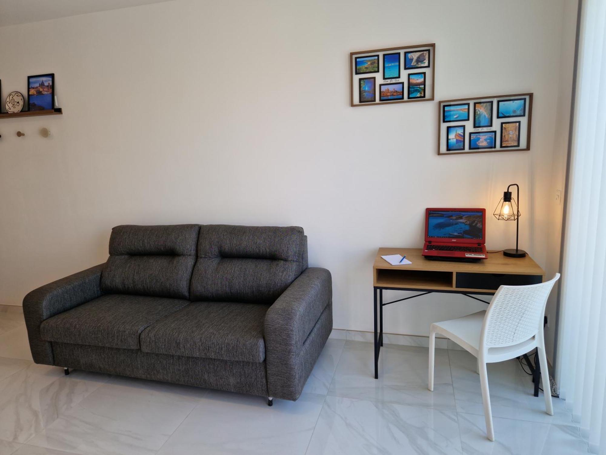 Apartmán Sea View New Penthouse Terrace & Garage Parking St. Paul's Bay Exteriér fotografie