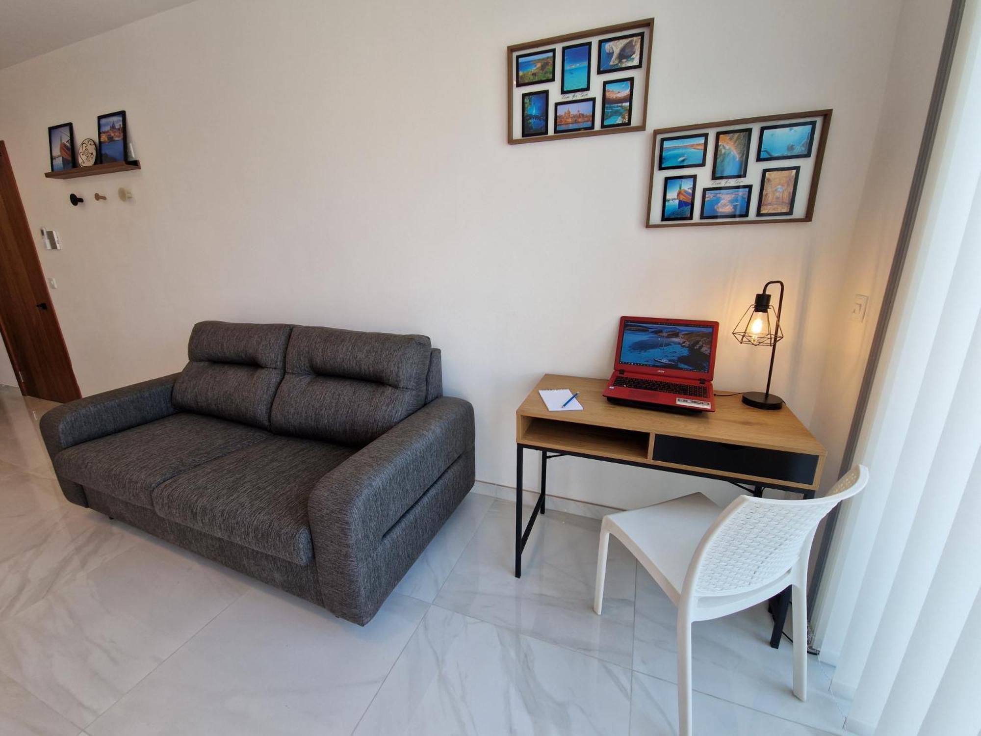 Apartmán Sea View New Penthouse Terrace & Garage Parking St. Paul's Bay Exteriér fotografie